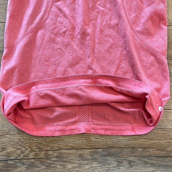 Lululemon Pink Racerback Tank Top Size 4 - Picture 3 of 6
